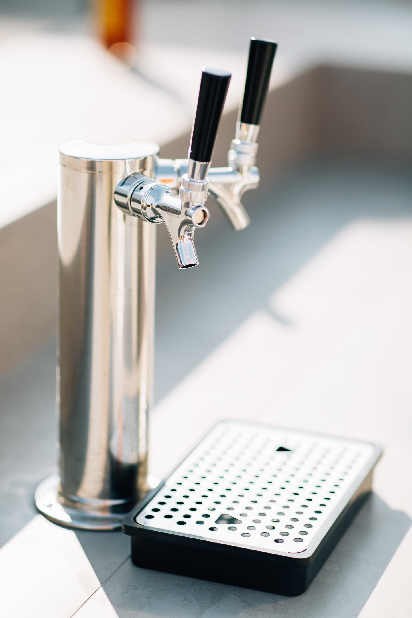 6.6c Deluxe Outdoor Rated Double Tap Kegerator - Completed by Summerset
