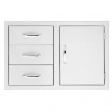 Access Door Triple Drawer Combo 33
