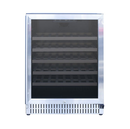 24" Outdoor Rated Dual Zone Wine Cooler by Summerset