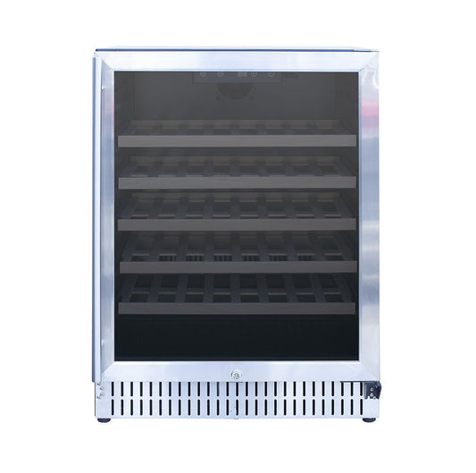 24" Outdoor Rated Dual Zone Wine Cooler by Summerset