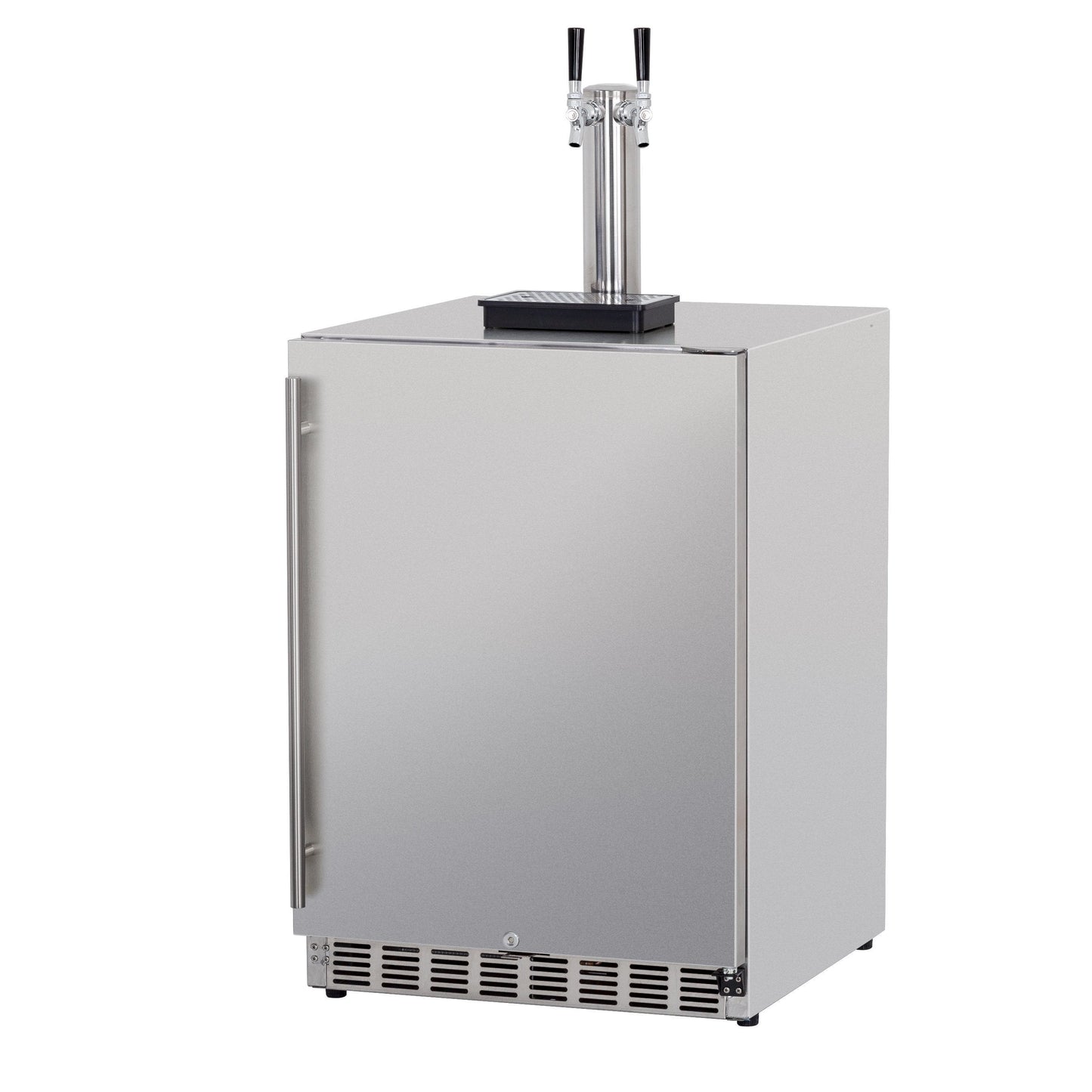 6.6c Deluxe Outdoor Rated Double Tap Kegerator - Completed by Summerset
