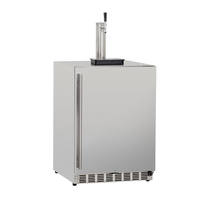 6.6c Deluxe Outdoor Rated Single Tap Kegerator Completed by Summerset