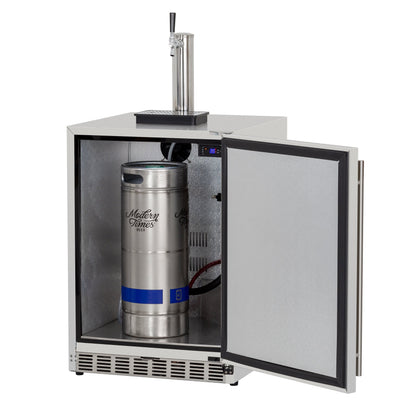 6.6c Deluxe Outdoor Rated Single Tap Kegerator Completed by Summerset