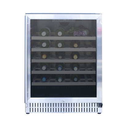 24" Outdoor Rated Dual Zone Wine Cooler by Summerset