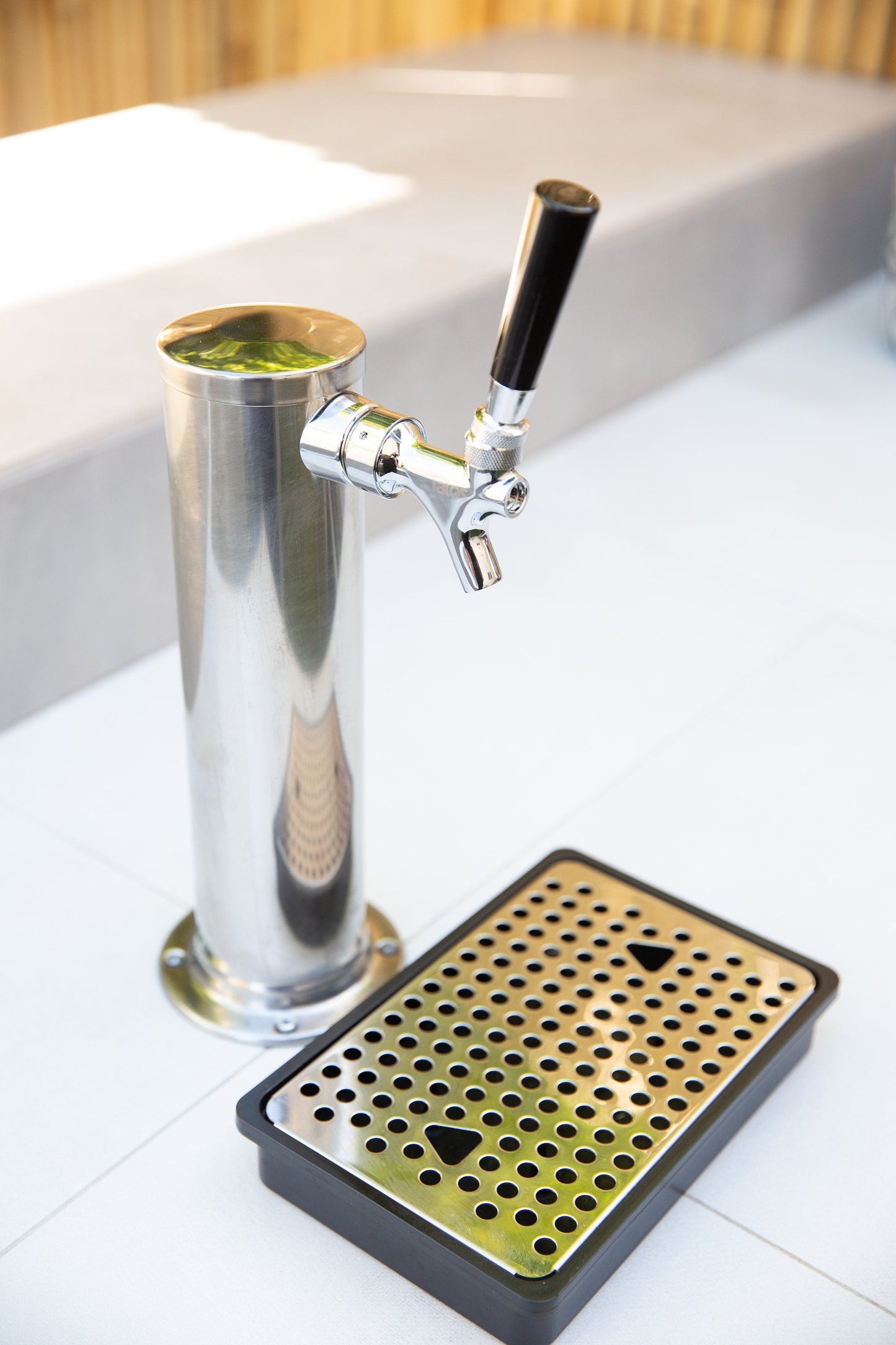 6.6c Deluxe Outdoor Rated Single Tap Kegerator Completed by Summerset