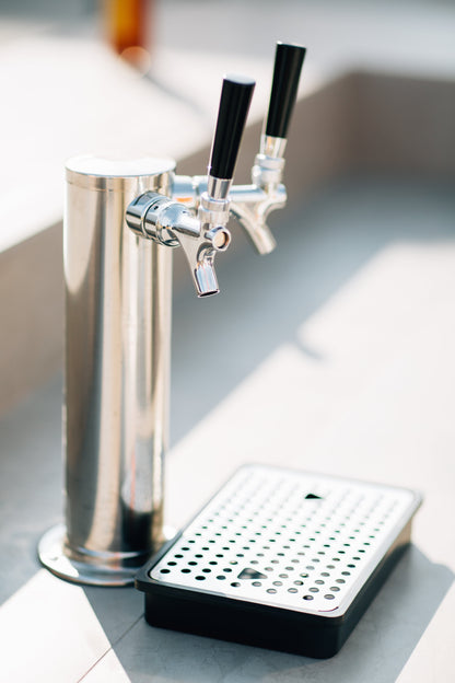 6.6c Deluxe Outdoor Rated Double Tap Kegerator - Completed by Summerset