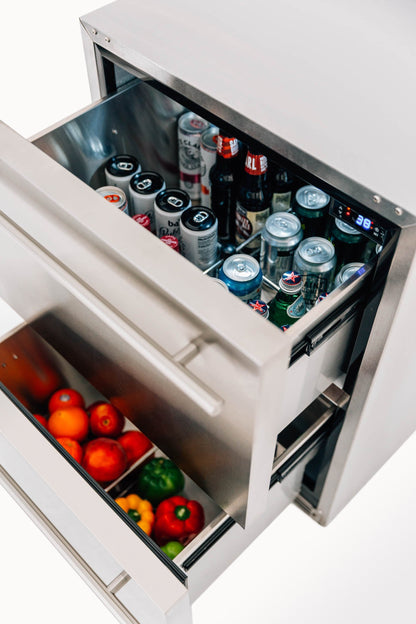 5.3c Deluxe Outdoor Rated 2-Drawer Fridge by Summerset