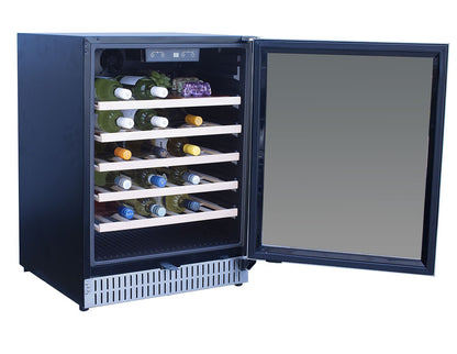 24" Outdoor Rated Dual Zone Wine Cooler by Summerset