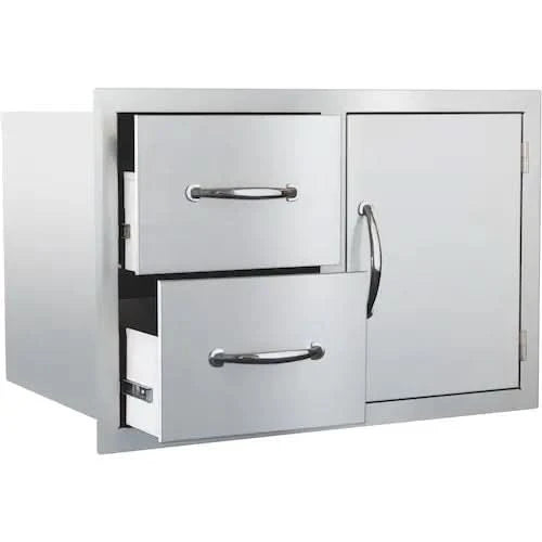 Masonry Access Door Double Drawer Combo 33