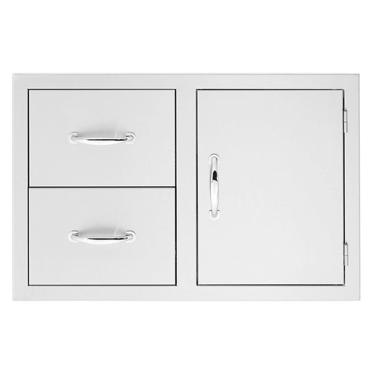 Access Door Double Drawer Combo 33