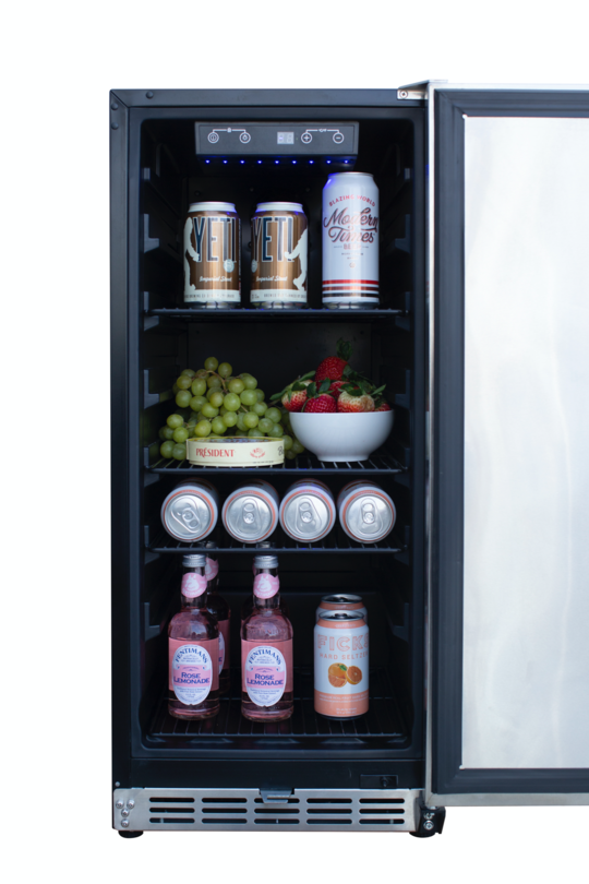 15" Outdoor Rated Fridge w/Stainless Door by Summerset