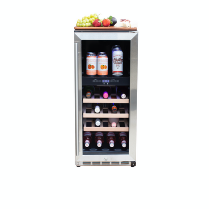 15" Outdoor Rated Dual Zone Wine Cooler by Summerset