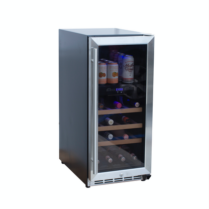 15" Outdoor Rated Dual Zone Wine Cooler by Summerset